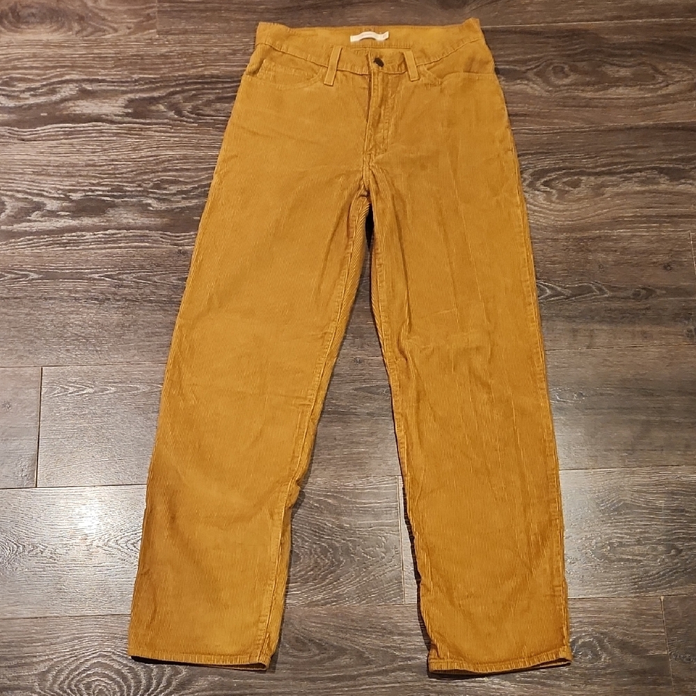 ❤️ NWOT! LEVI'S 94' BAGGY FIT HIGH RISE CORDUROY JEANS, 4 (27) - Picture 3 of 12